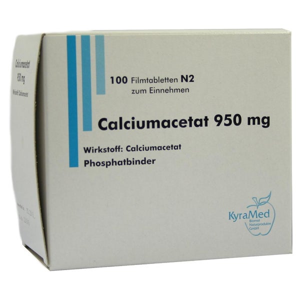 Calciumacetat 950 mg Filmtabletten 100 St