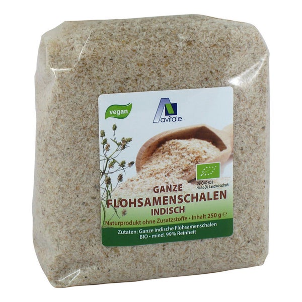 Avitale Flohsamenschalen Indisch Bioqualität 250 g