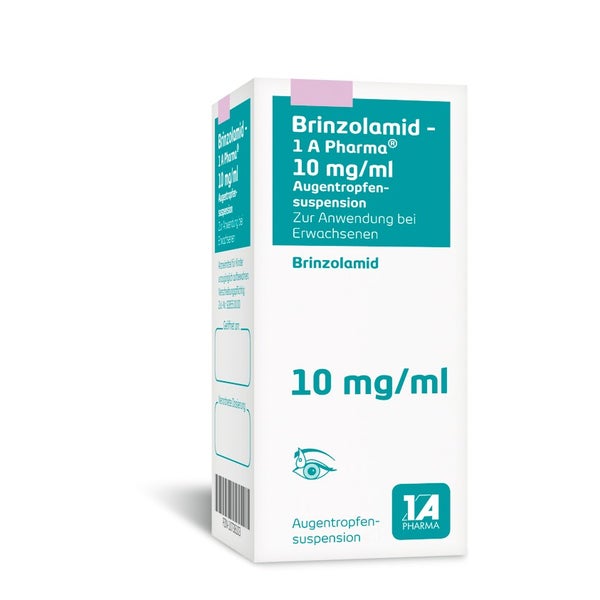 BRINZOLAMID-1A Pharma 10 mg/ml Augentropfensusp. 3X5 ml