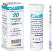 Cleartest HCG Schwangerschafts Teststreifen, lose 20 St