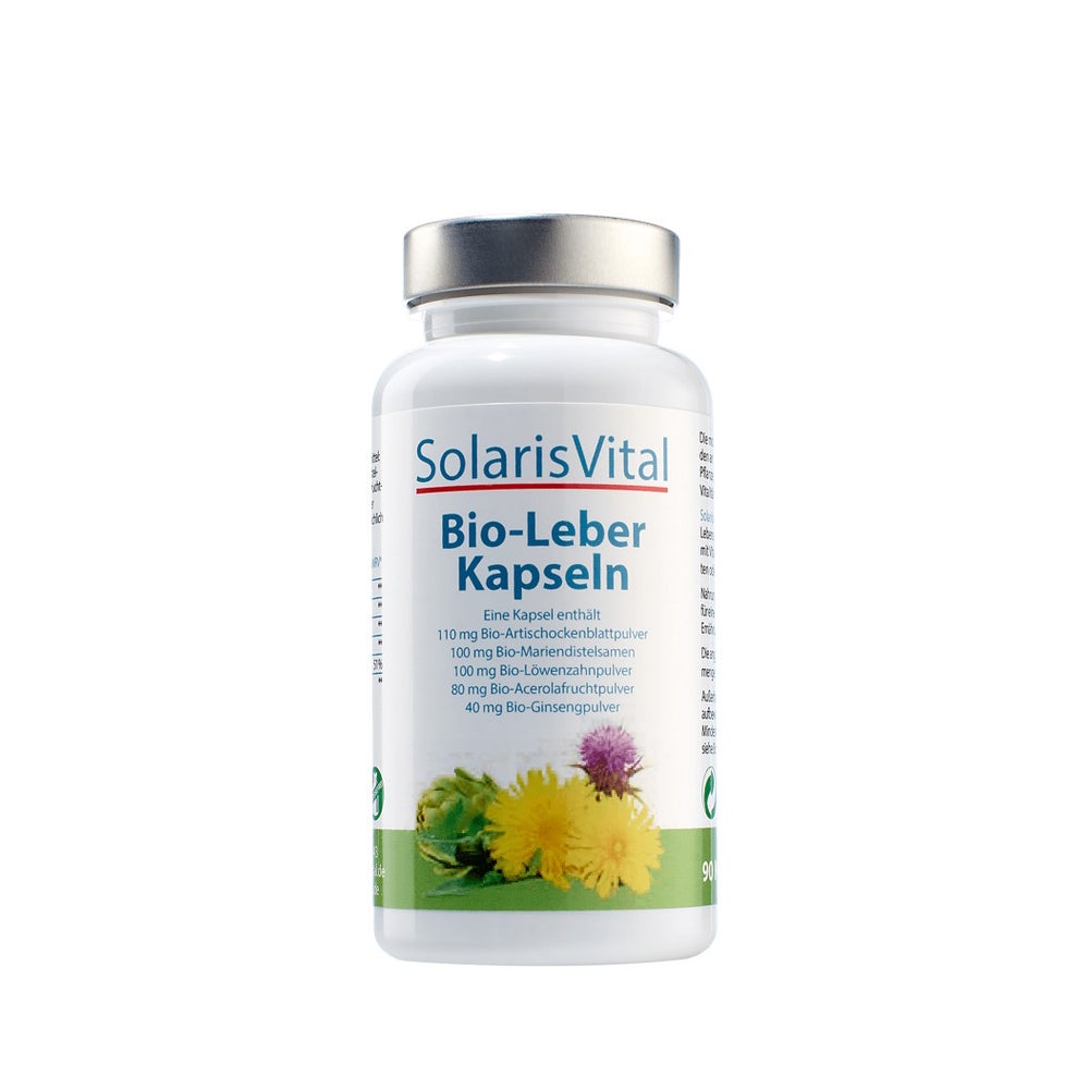Solaris Vital Bio-Leber Kapseln - mit Vit. C 90 St