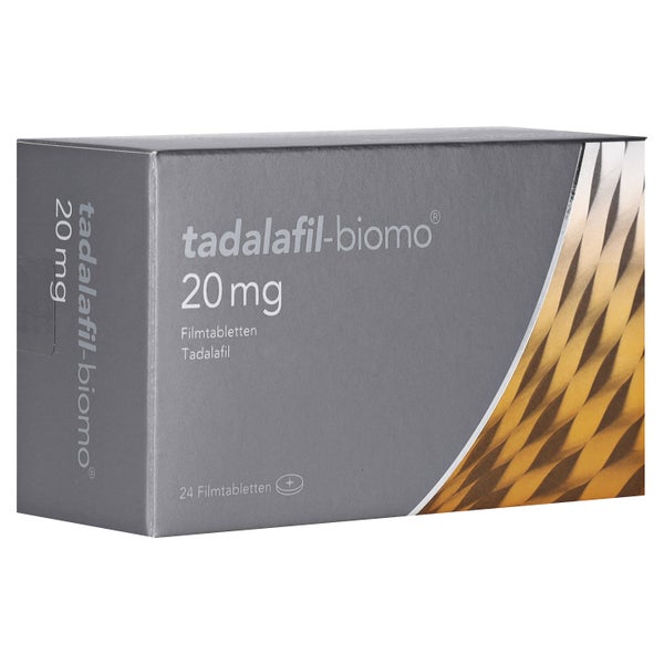 Tadalafil-biomo 20 mg Filmtabletten 24 St