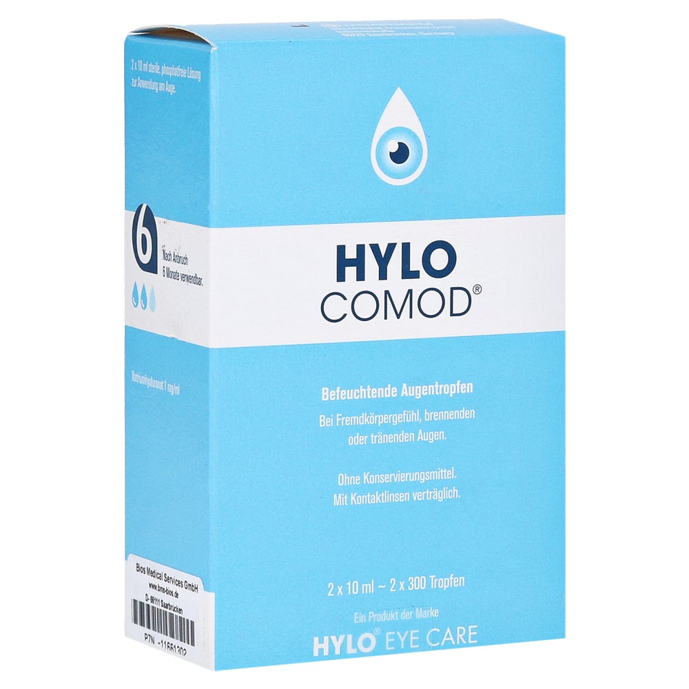 Hylo-comod Augentropfen 2X10 ml