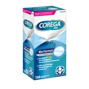 Corega TABS Bio Formel, für herausnehmbaren Zahnersatz/dritte Zähne, 136 St. 136 St