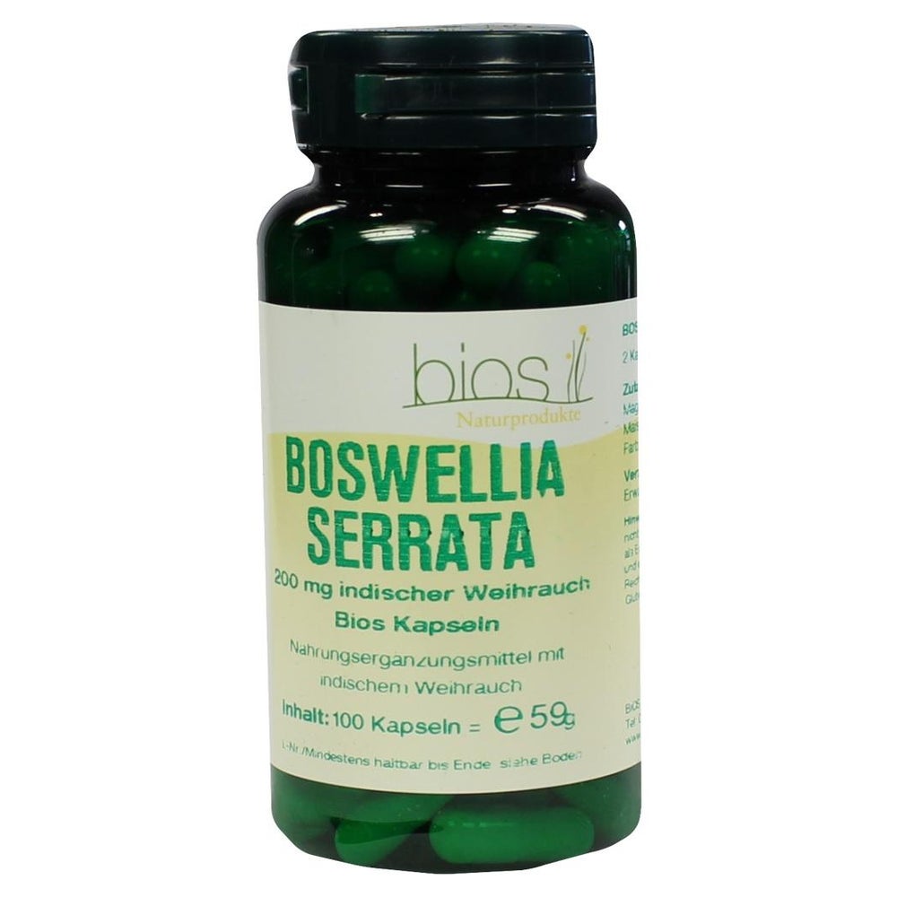 Boswellia Serrata 200 mg indischer Weihrauch, Bios Kapseln 100 St