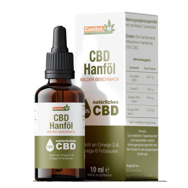CBD Hanföl 15% 10 ml