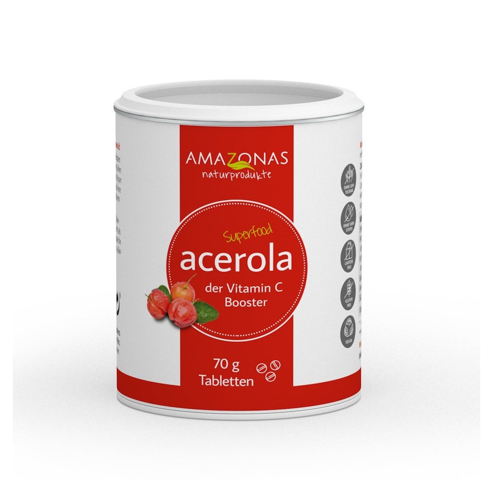 AMAZONAS Acerola Vitamin C Lutschtabletten 70 g