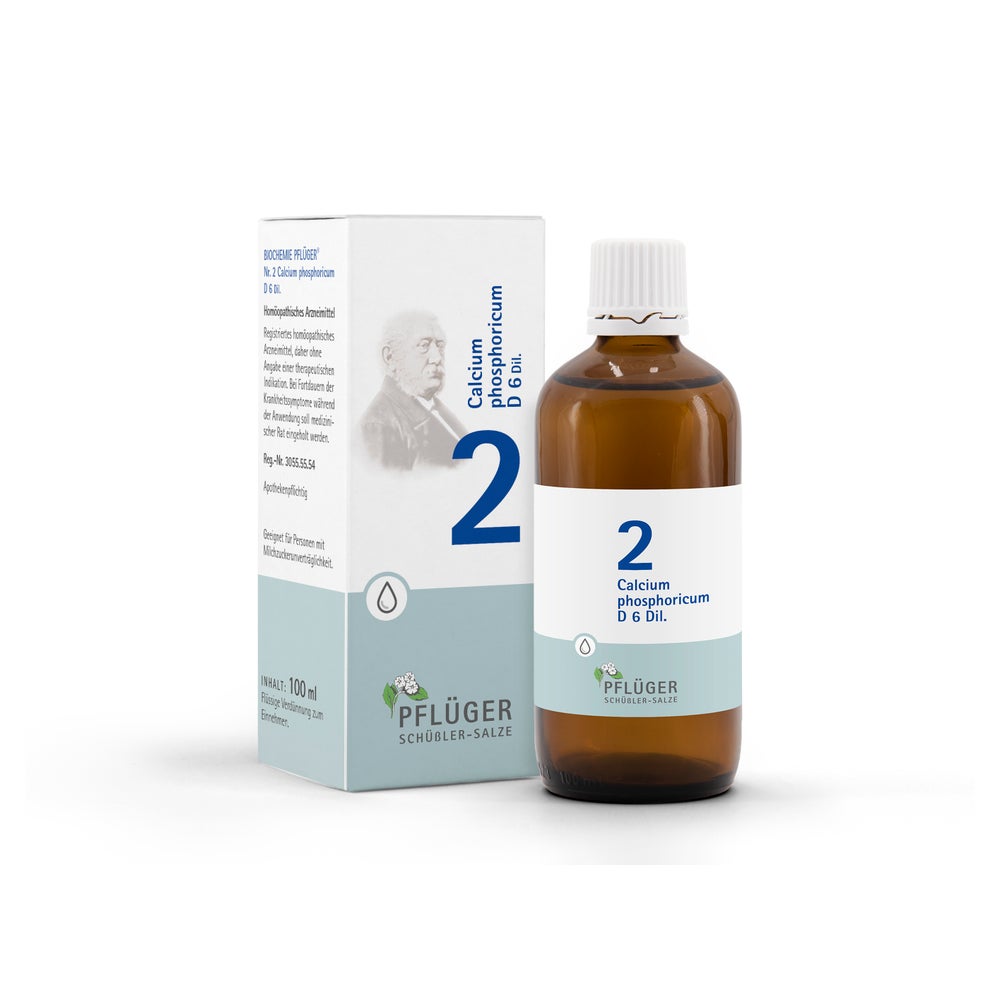 Biochemie Pflüger Schüßler-Salz Nr. 2 Calcium phosp. D6 100 ml