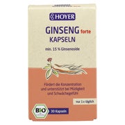 Produktabbildung: HOYER Ginseng forte Kapseln BIO 30 St