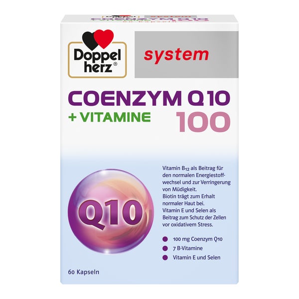 Doppelherz system Coenzym Q10 100 + Vitamine 60 St