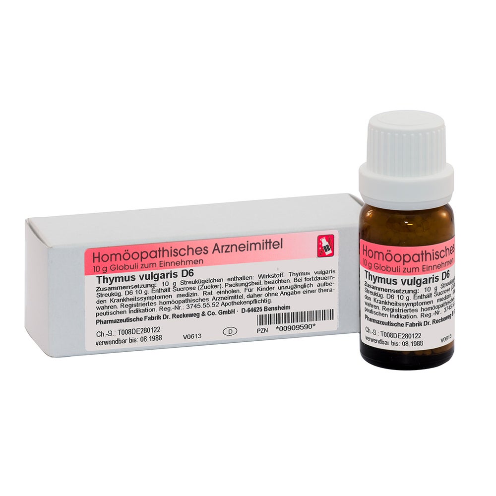 Dr. Reckeweg Thymus Vulgaris D6 Globuli 10 g