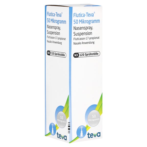 FLUTICA Teva 50 Mikrogramm Nasenspray 120 ED 1 St