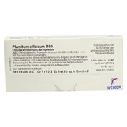 Produktabbildung: Plumbum Silicicum D 20 Ampullen 8X1 ml
