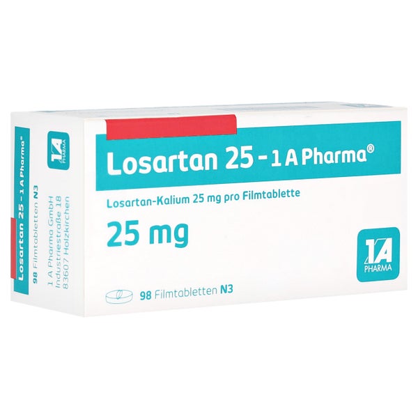 Losartan 25-1a Pharma Filmtabletten 98 St