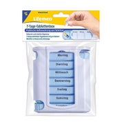 Produktabbildung: Lifemed Wochendispenser Pillenbox 7-Tage 12,8 cm x 11,2 cm x 4,2 cm 1 St