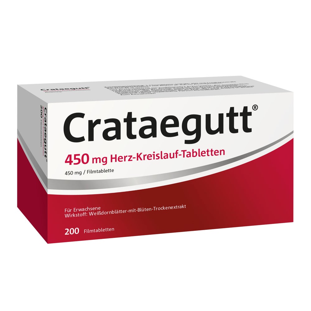 Crataegutt® 450 mg Herz-Kreislauf-Tabletten 200 St
