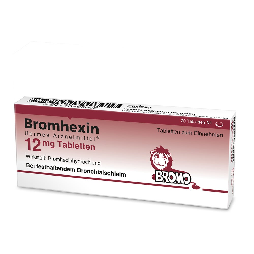 Bromhexin Hermes Arzneimittel 12mg 20 St
