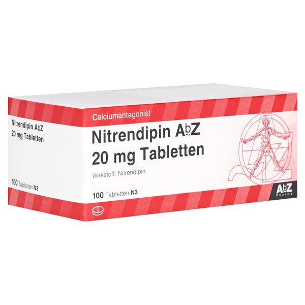 Nitrendipin AbZ 20 mg Tabletten 100 St