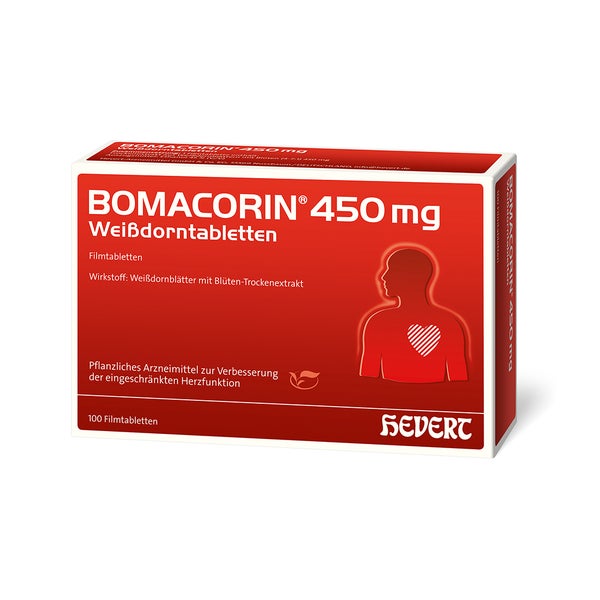Bomacorin 450 mg Weißdorntabletten 100 St