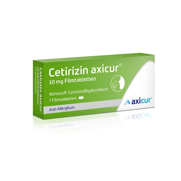 Cetirizin axicur 10mg Allergietabletten 7 St
