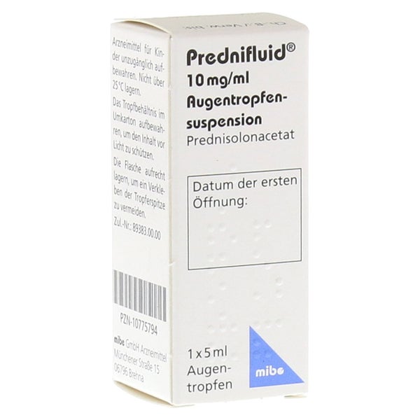 PREDNIFLUID 10 mg/ml Augentropfensuspension 1X5 ml