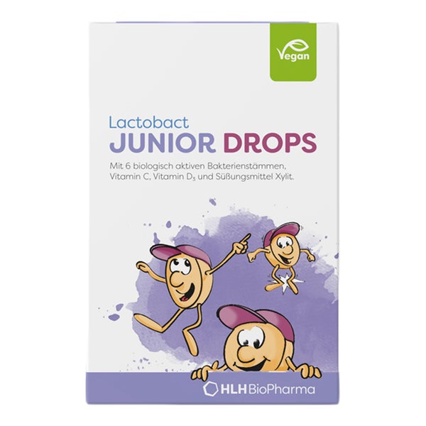 Lactobact JUNIOR DROPS - Probiotische Lutschtablette 180 St