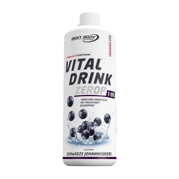 BB Low Carb Vital Drink schwarze Johanni 1000 ml