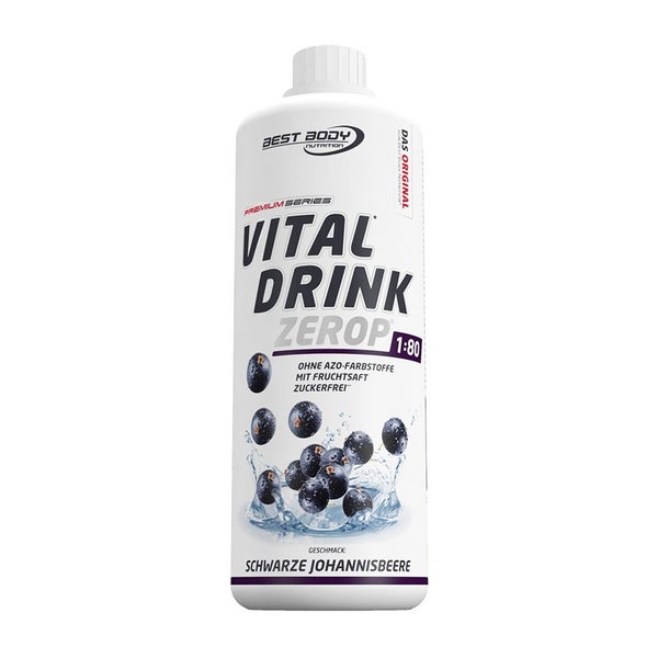 Best Body Vital Drink 1:80 - Schwarze Johannisbeere 1000 ml