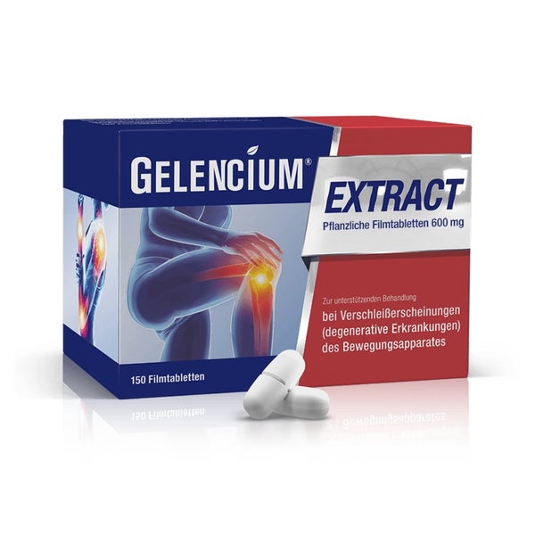 GELENCIUM® EXTRACT bei Gelenk- und Rückenschmerzen 150 St
