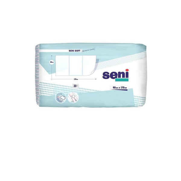 Seni Soft Super 90 x 170 cm Bettschutzunterlagen mit Seitenflügeln Unisex 30er Pack 4X30 St