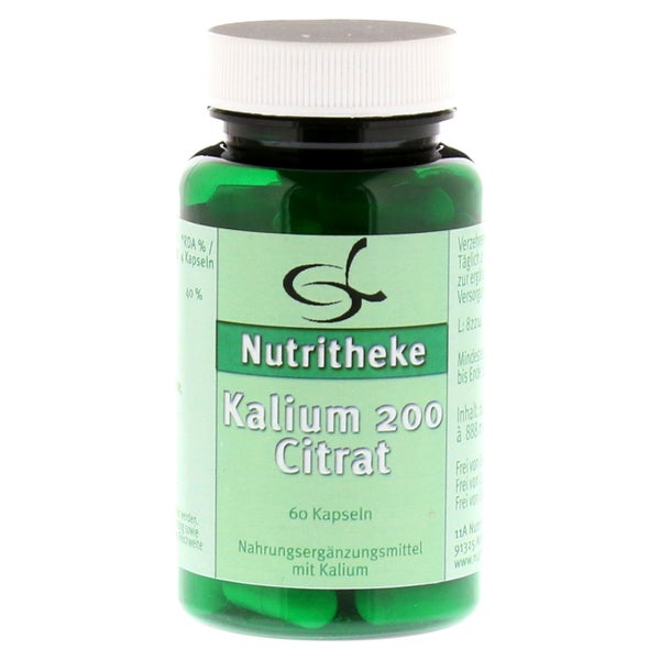 Kalium 200 Citrat Kapseln 60 St