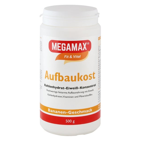 MEGAMAX® Aufbaukost Banane 500 g