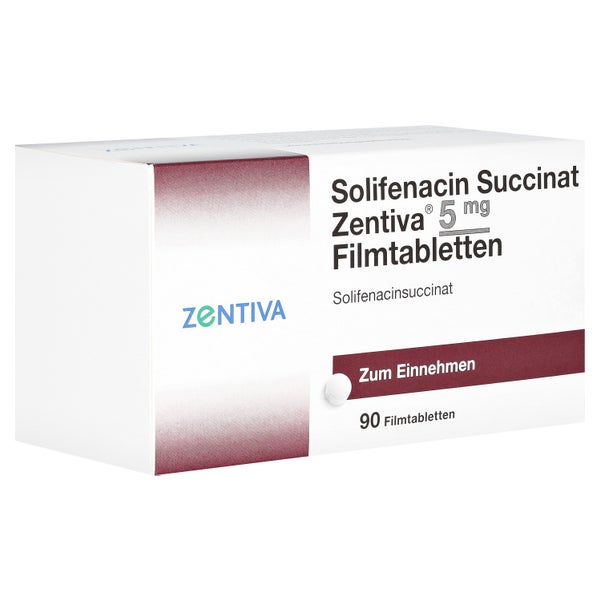SOLIFENACIN SUCCINAT Zentiva 5 mg Filmtabletten 90 St