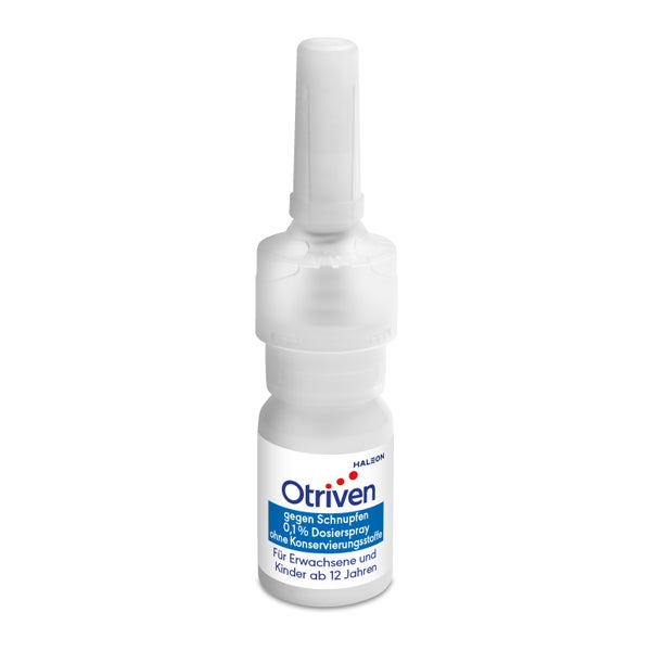 Otriven 0,1 % Dosierspray ohne Konservierungsstoffe 10 ml