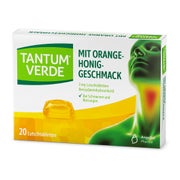 Produktabbildung: TANTUM VERDE mit Orange-Honiggeschmack 20 St