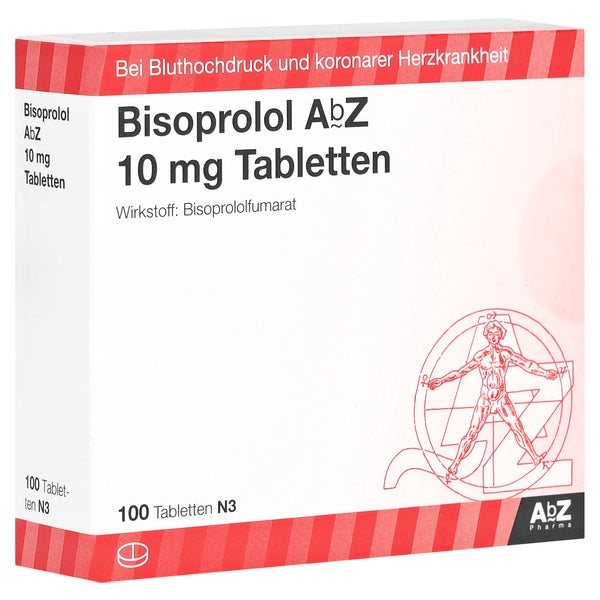 Bisoprolol AbZ 10 mg Tabletten 100 St