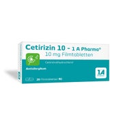 Produktabbildung: 1A PHARMA CETIRIZIN 10 20 St