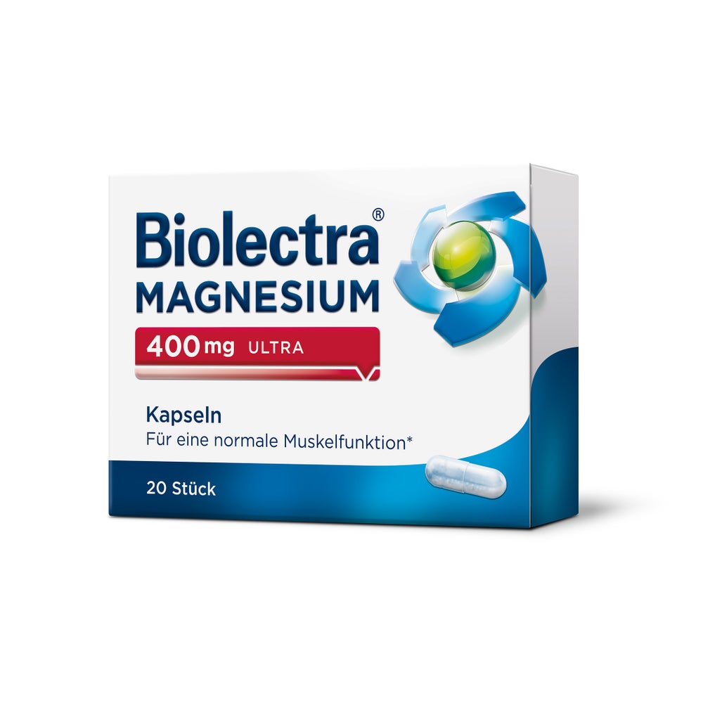 Biolectra Magnesium 400 mg Kapseln 20 St