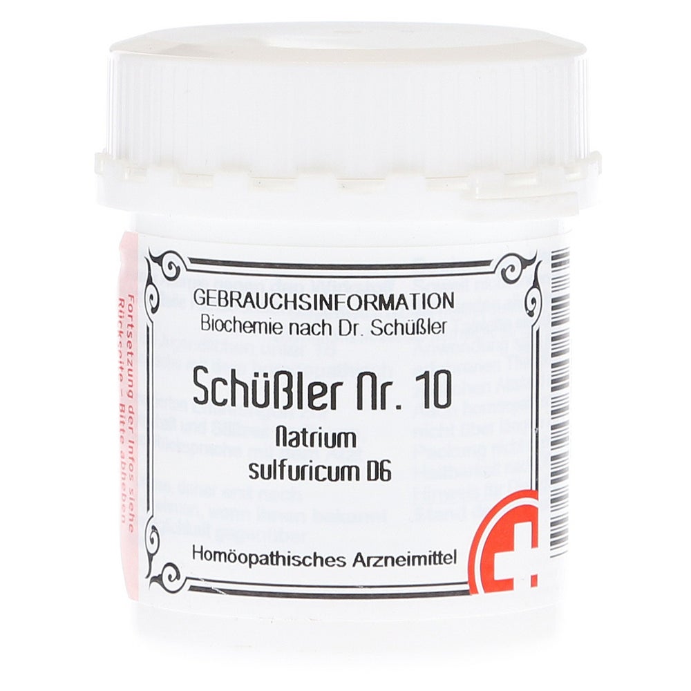 Schüßler Nr. 10 Natrium sulfuricum D6 – 400 Tabletten
