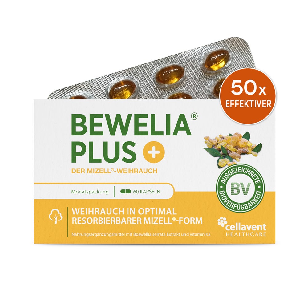 Stärkste Mizell Weihrauchkapseln – Bewelia® PLUS 60 St