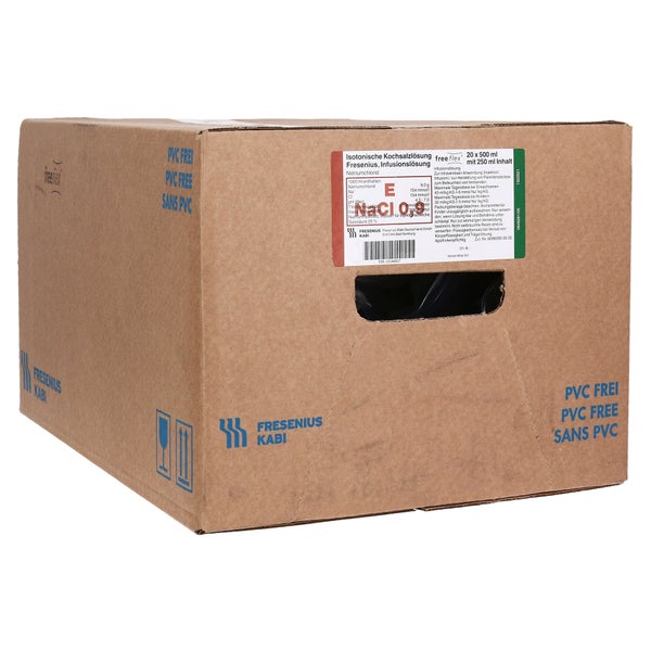 Isotonische Kochsalzlsg.500ml Halbgefüll 20X250 ml