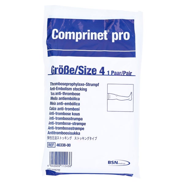 Comprinet pro Anti-Thrombose-Strumpf oberschenkellang - 4 2 St