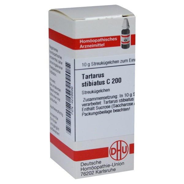 Tartarus Stibiatus C 200 Globuli 10 g