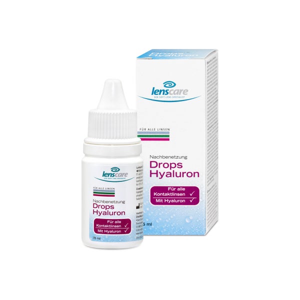 Lenscare Drops Hyaluron Lösung 15 ml