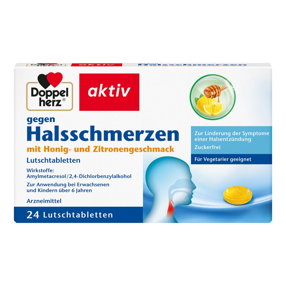 Doppelherz Halsschmerzen Lutschtabletten 24 St