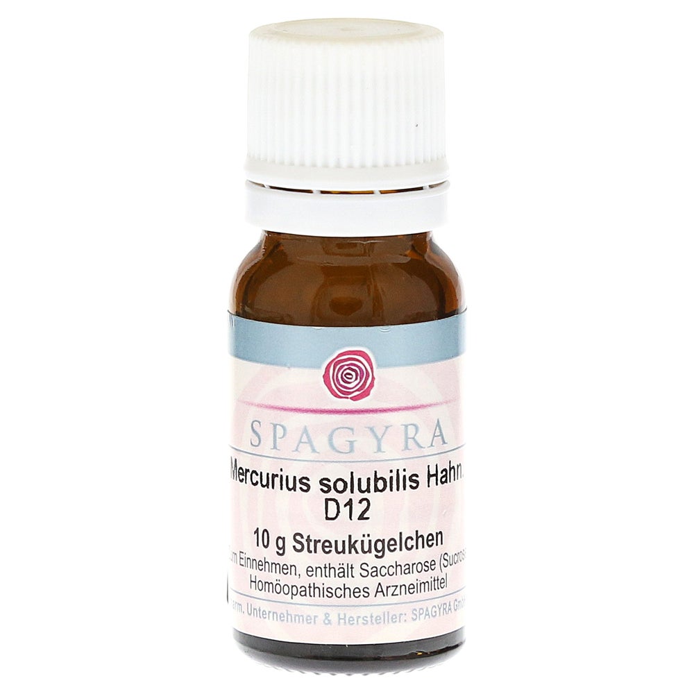 Mercurius Solubilis Hahnemanni D 12 Glob 10 g