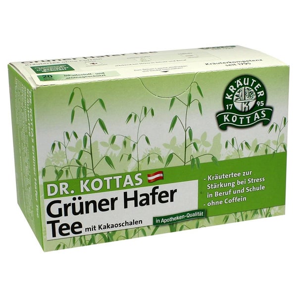 Dr.kottas Grüner Hafertee mit Kakaoschal 20 St