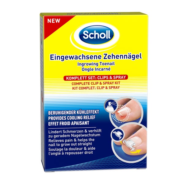 Scholl Eingewachsene Zehennägel Clips & 1 St