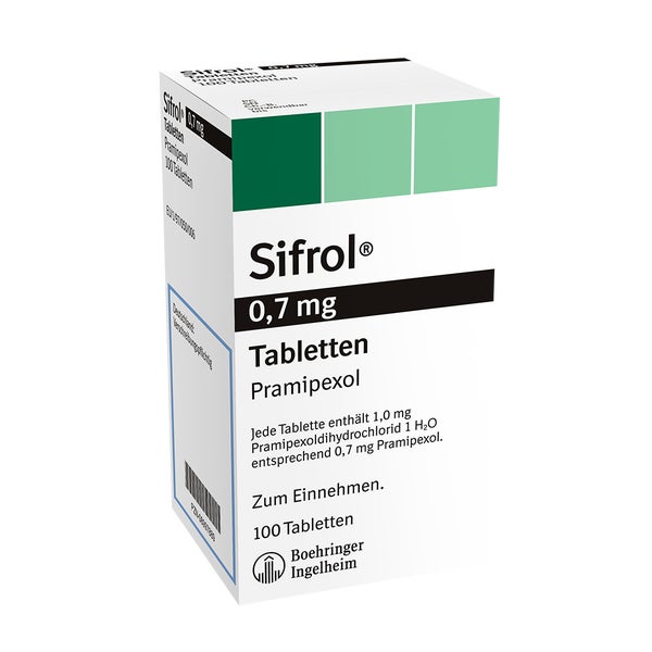 Sifrol 0,7 mg Tabletten 100 St