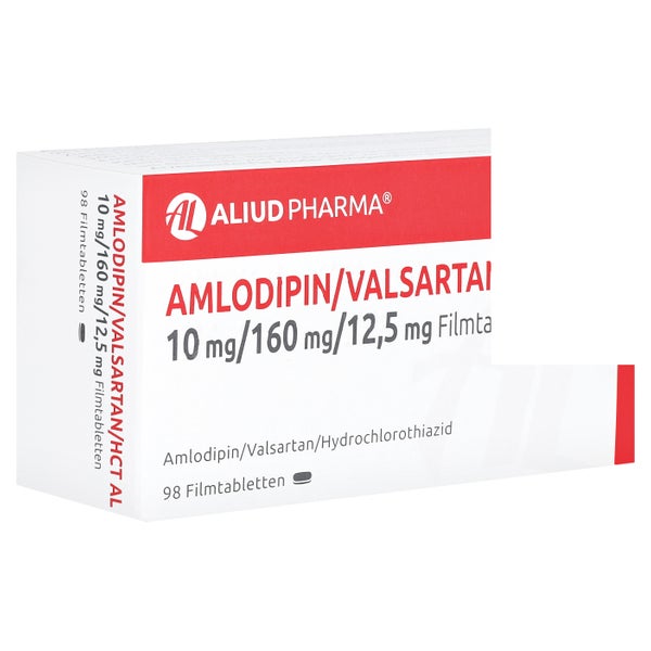 AMLODIPIN/Valsartan/HCT AL 10/160/12,5 mg 98 St